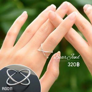 Xcross Silver Ring แหวนเงิน Bearjewl RG011