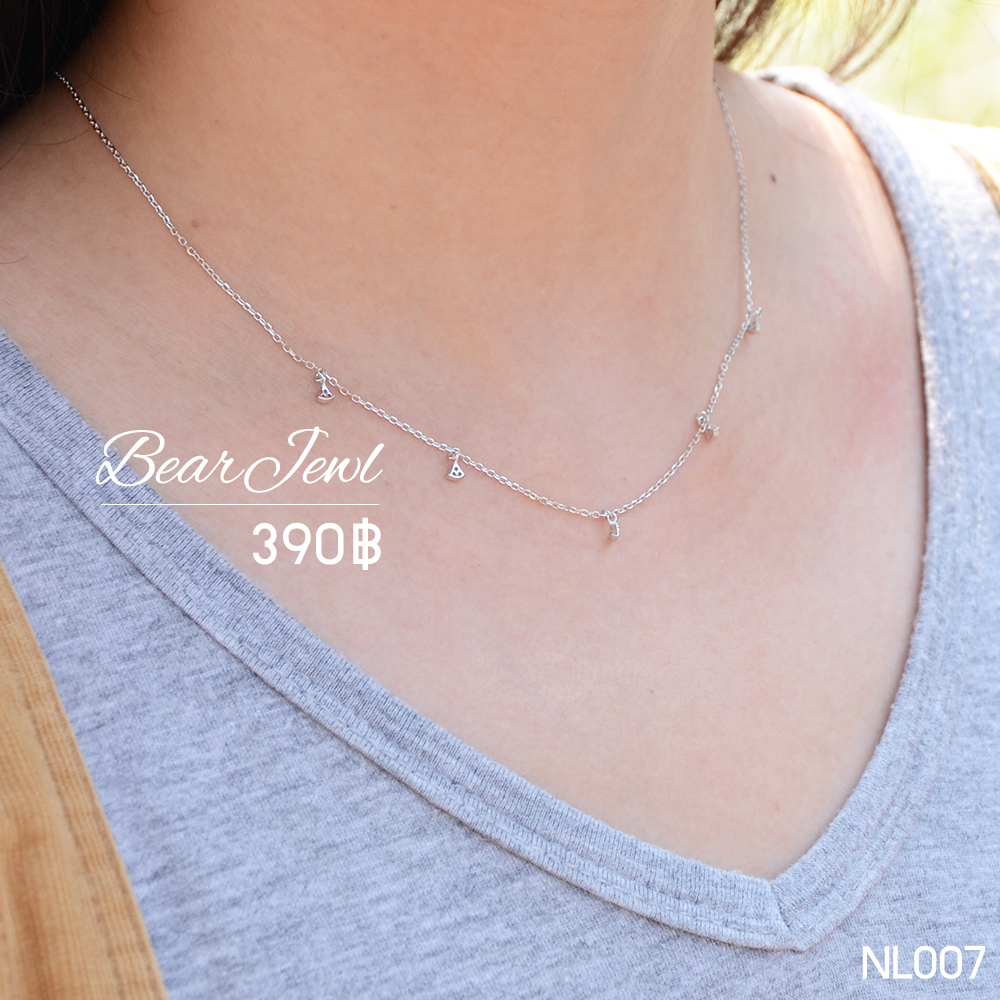 สร้อยคอเงิน Bearjewl NL007 สร้อยคอเงิน Bearjewl NL007